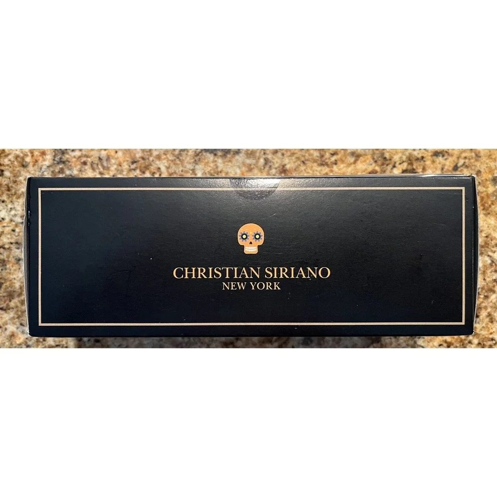 Christian Siriano Halloween Black Skull Candle Set Of‎ 4 NIB Each 2